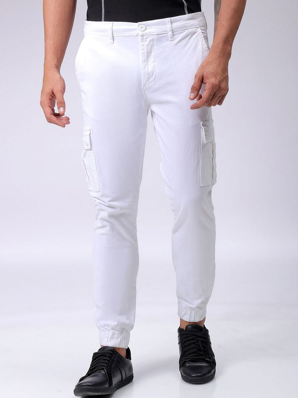 The Indian Garage Co Men Mid-Rise Regular Fit Cargos Trousers