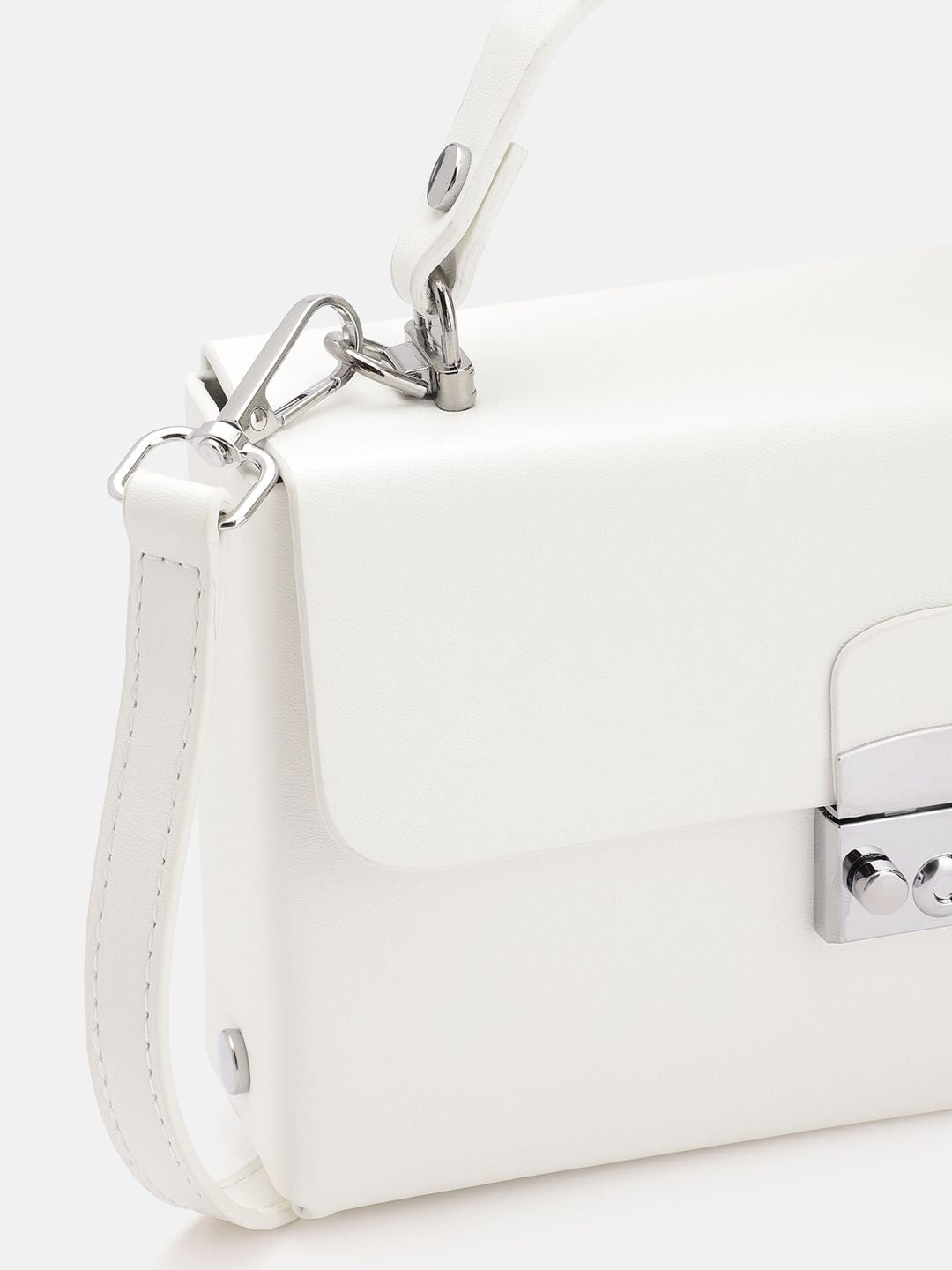 Lino Perros Structured Satchel Handheld Bag