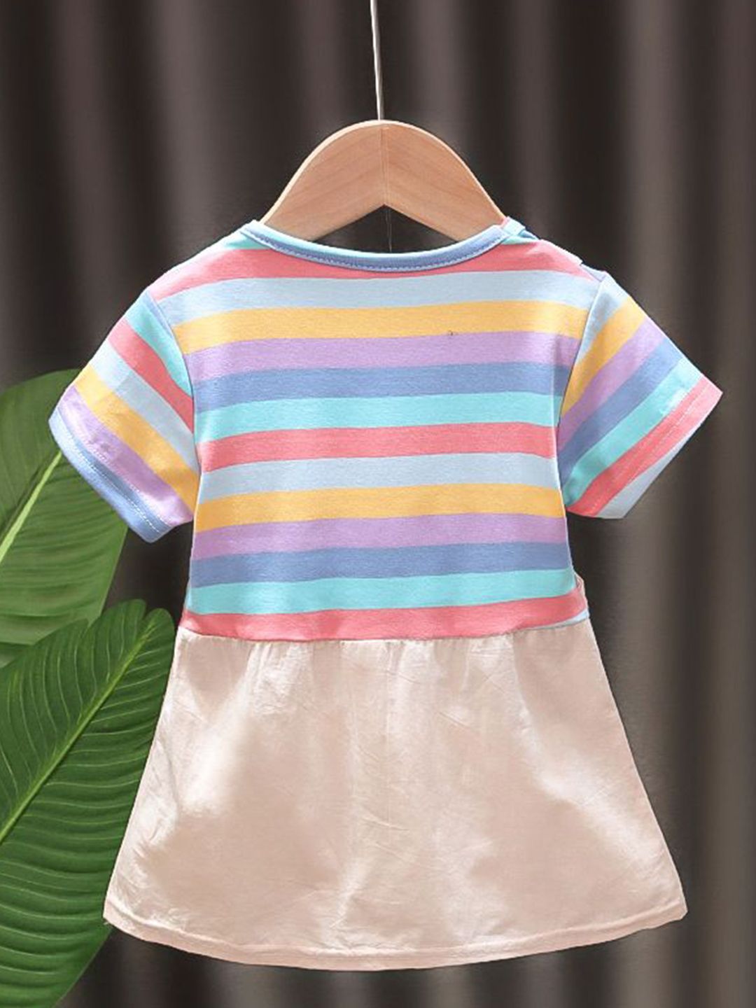 YK Girls Cotton A-Line Dress