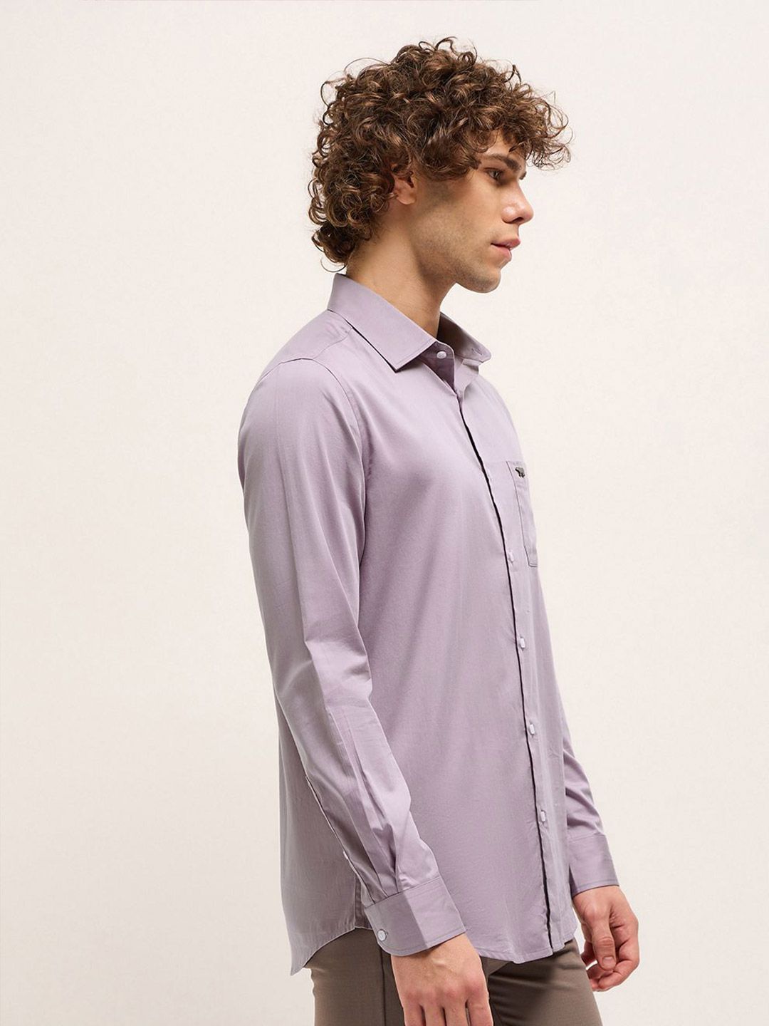 THE BEAR HOUSE Men Tailored Fit Opaque Formal Shirt