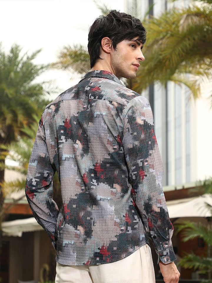 Campus Sutra Men Comfort Printed Casual Shirt