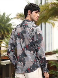 Campus Sutra Men Comfort Printed Casual Shirt