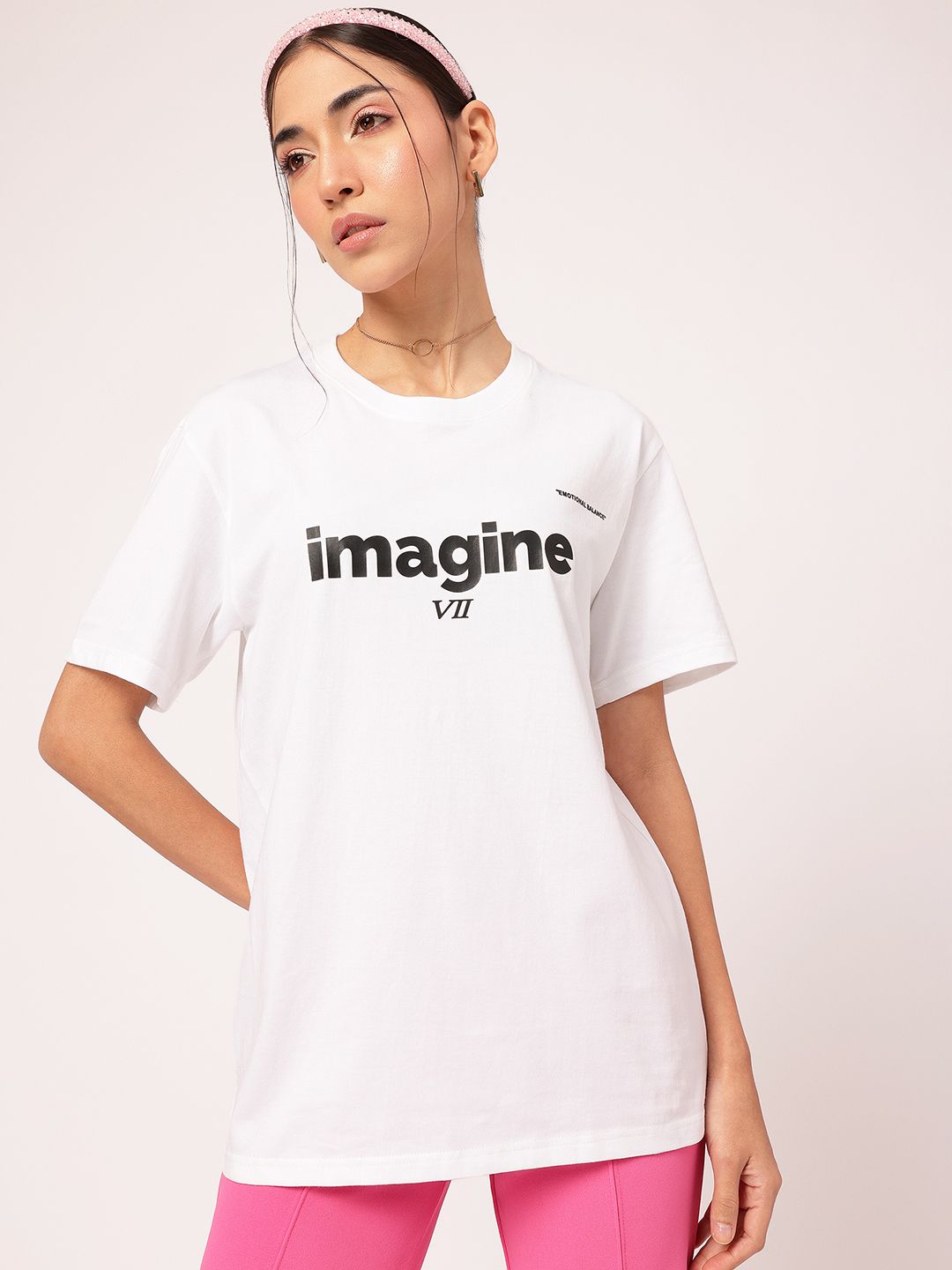 DressBerry Digital Dreams Printed Relaxed Fit T-shirt