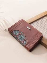 ZOUK Women Arika Zipper Wallet Kolkata Nouveau