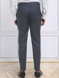 KLOTTHE Men's  Cotton Rich Solid Slim Fit Gurkha pants