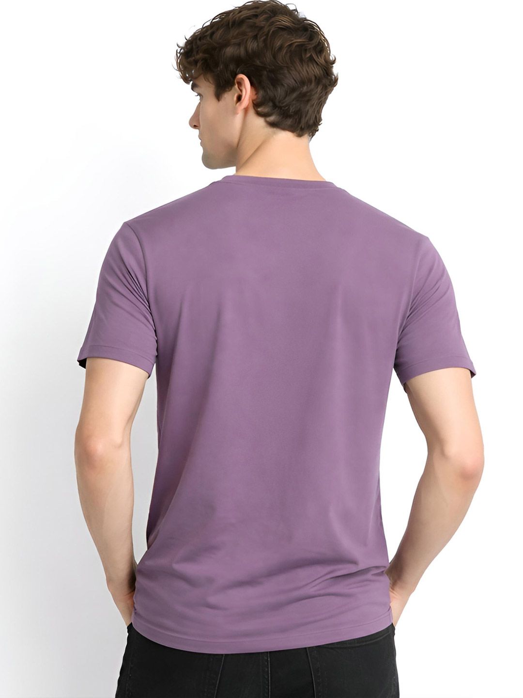 ADRO Men Brand Logo Printed T-shirt