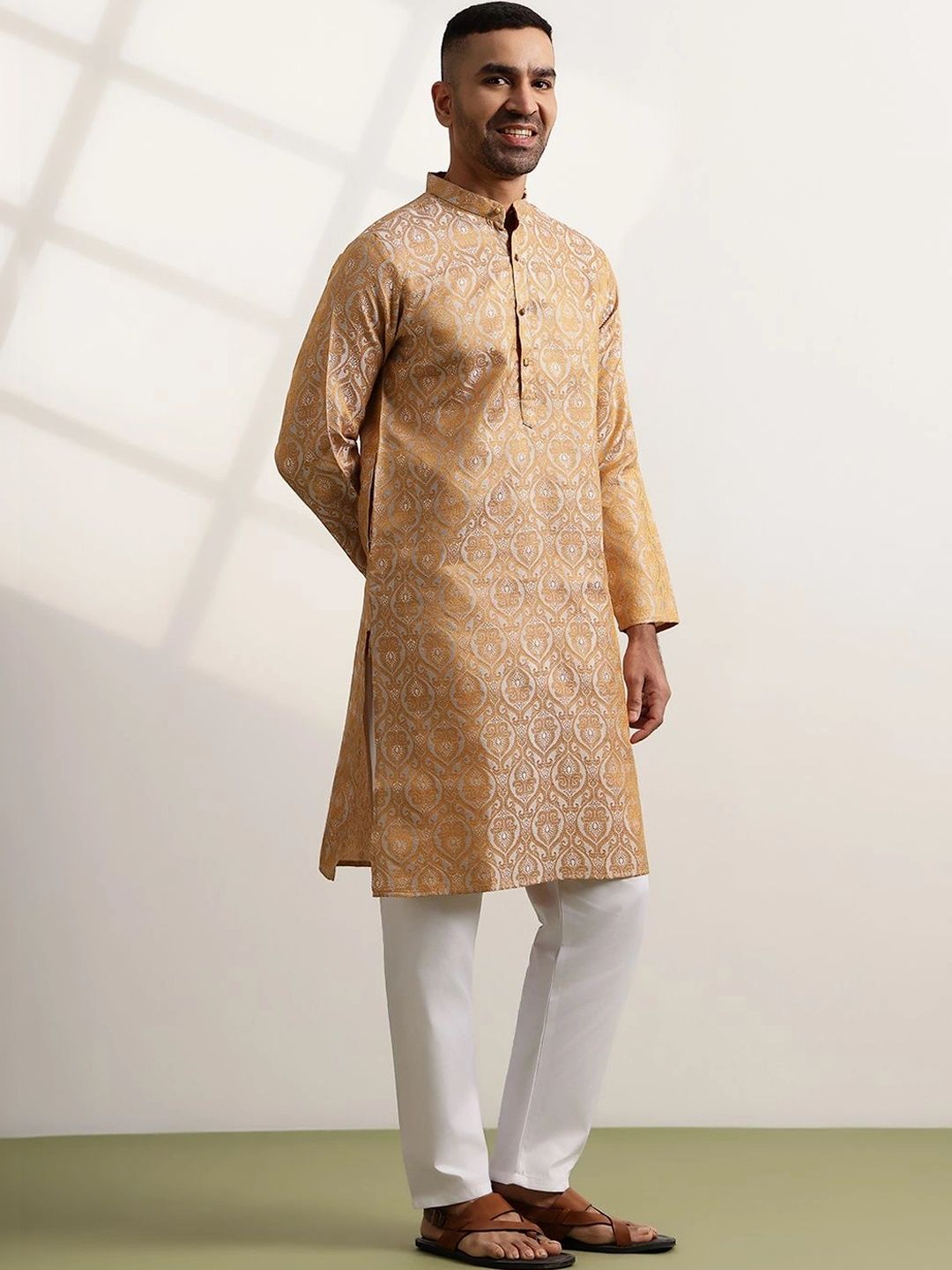 Anouk Men Ethnic Motifs Regular Kurta with Trousers