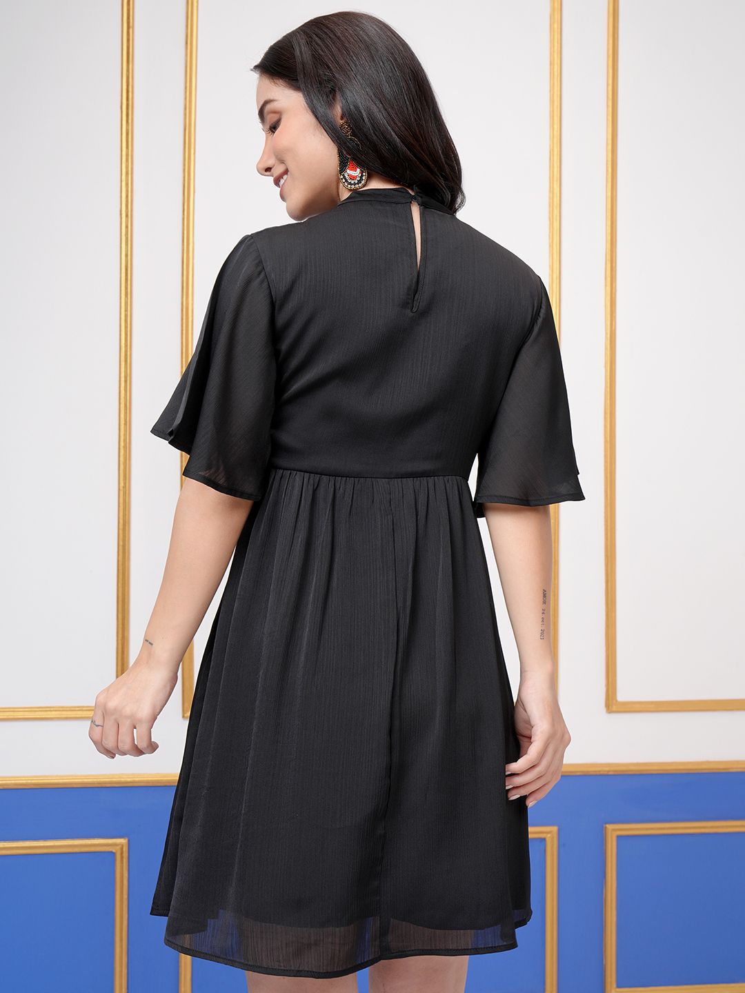 Vishudh Women Fit & Flare Mini Dress