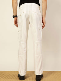 Thomas Scott Men Smart Cricket Club Collection Easy Wash Woven Cargo Trouser
