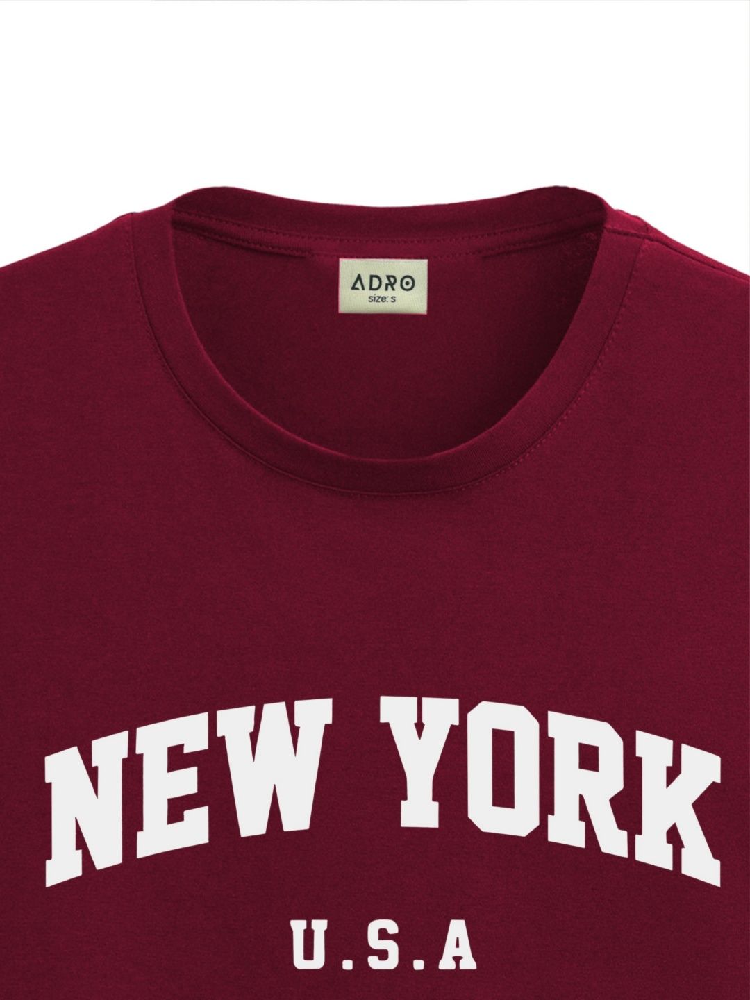 ADRO Men Typography Printed Raw Edge T-shirt
