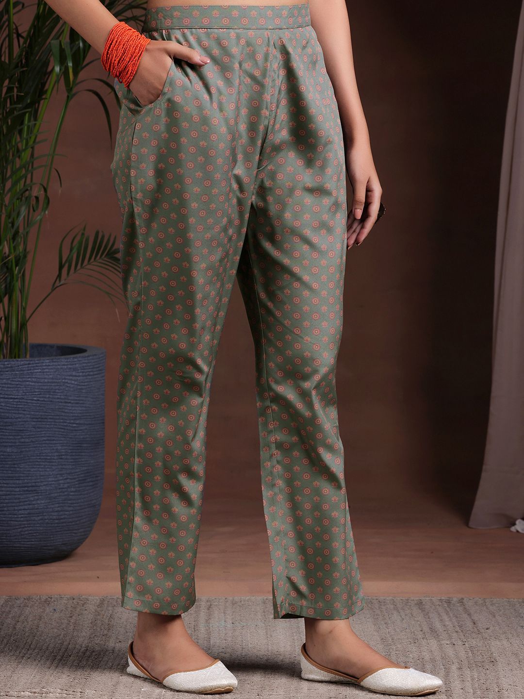 Libas Ethnic Motifs Printed Kurta with Trousers & Dupatta