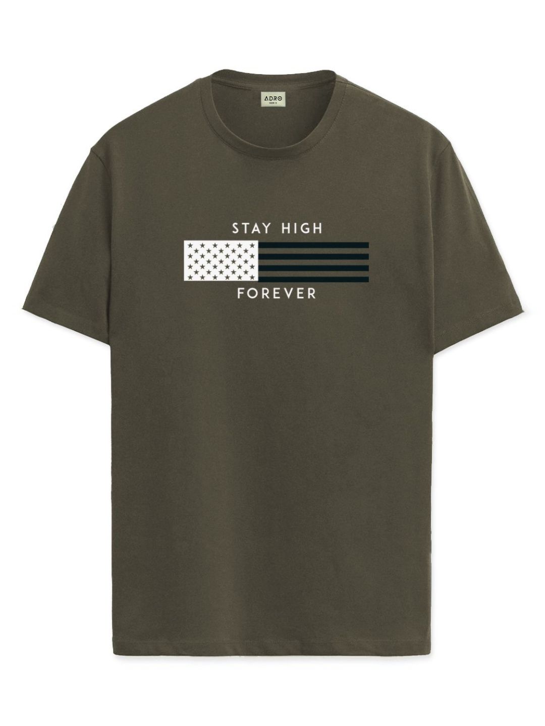 ADRO Men Graphic Printed Cotton T-shirt