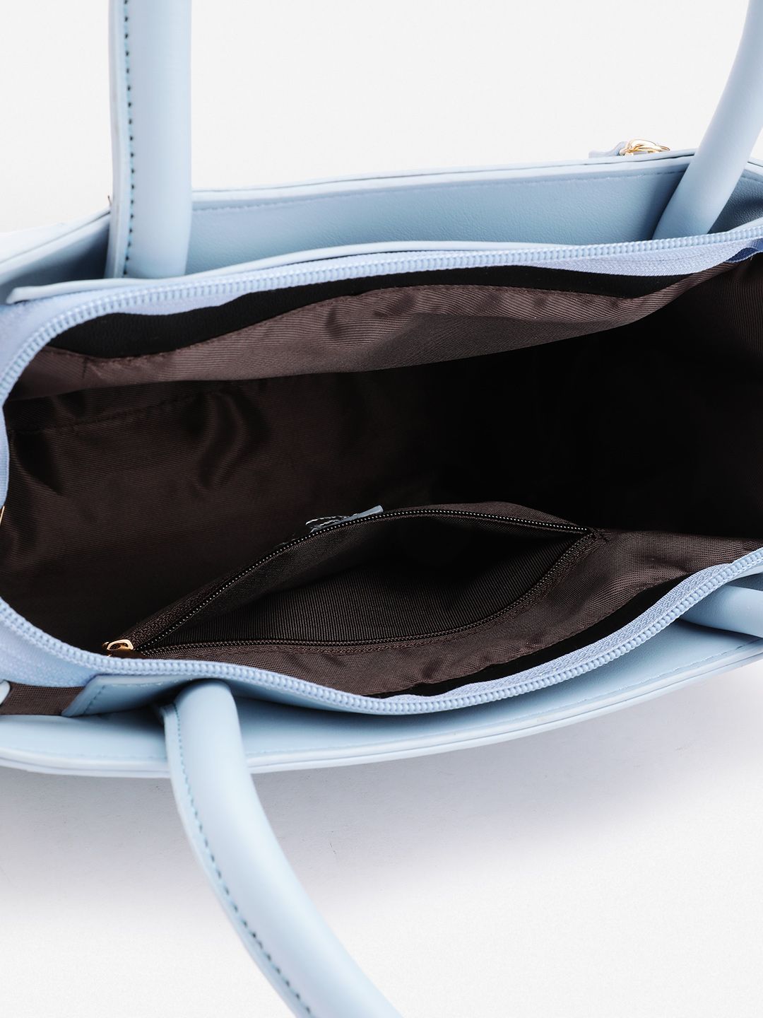 DressBerry Structured Handheld Bag with Detachable Sling Strap
