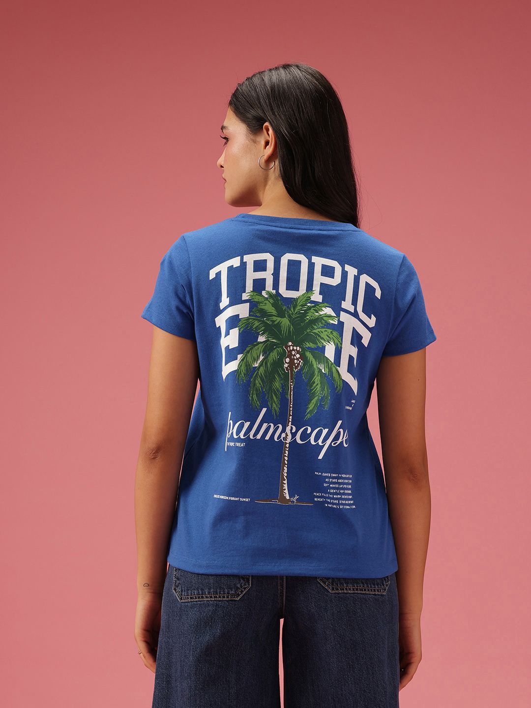 DressBerry Typography Printed Casual T-shirt