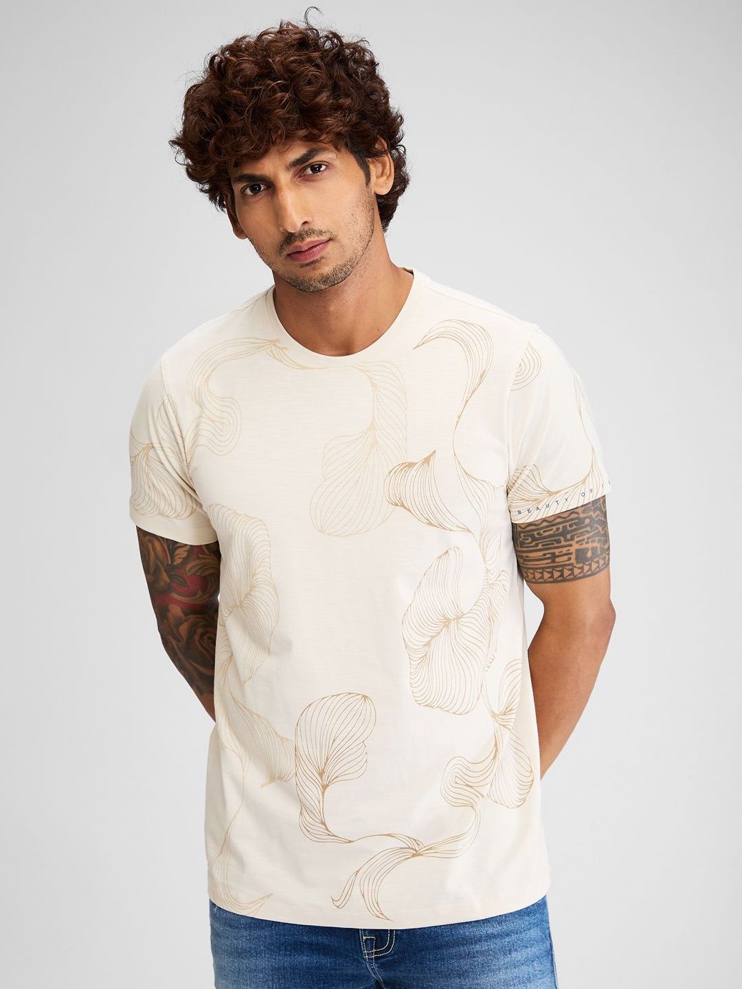 SPYKAR Men Pockets Slim Fit T-shirt
