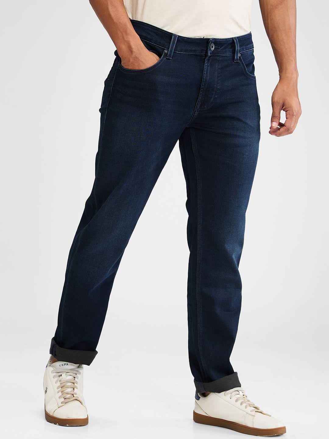 SPYKAR Men Light Fade Stretchable Jeans