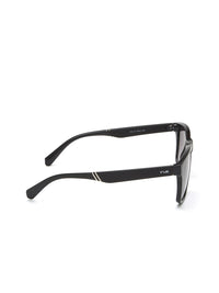 Irus oleh Idee Unisex Grey Lens & Black Square Sunglasses dengan Lensa Dilindungi UV