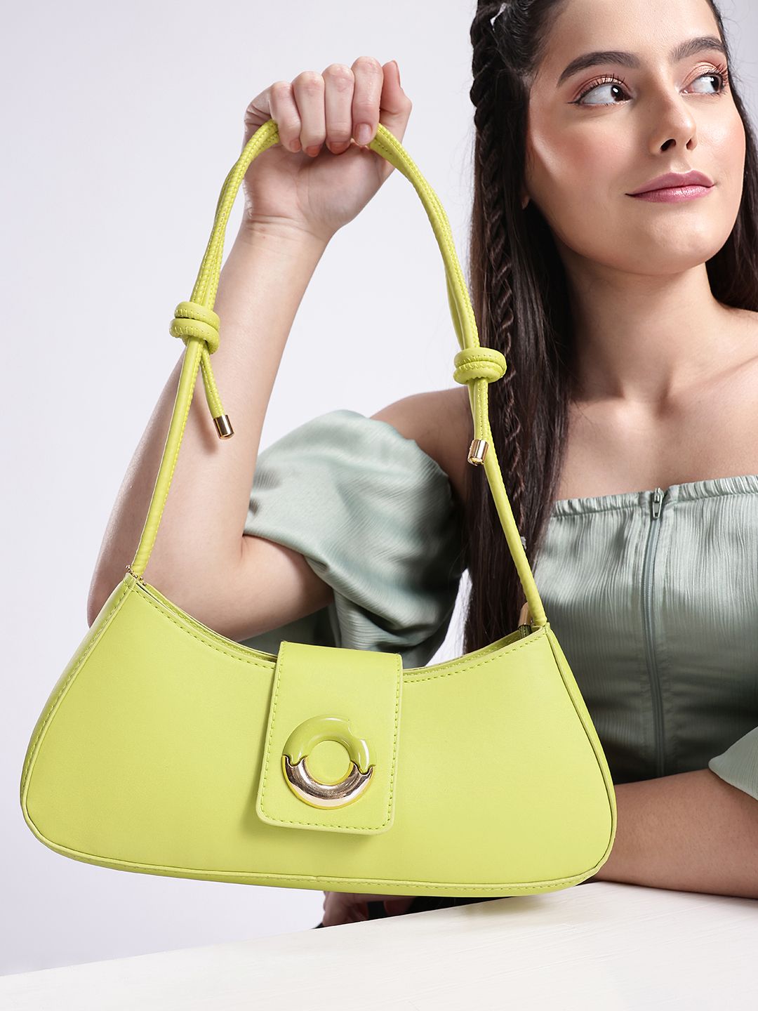 DressBerry Structured Shoulder Bag