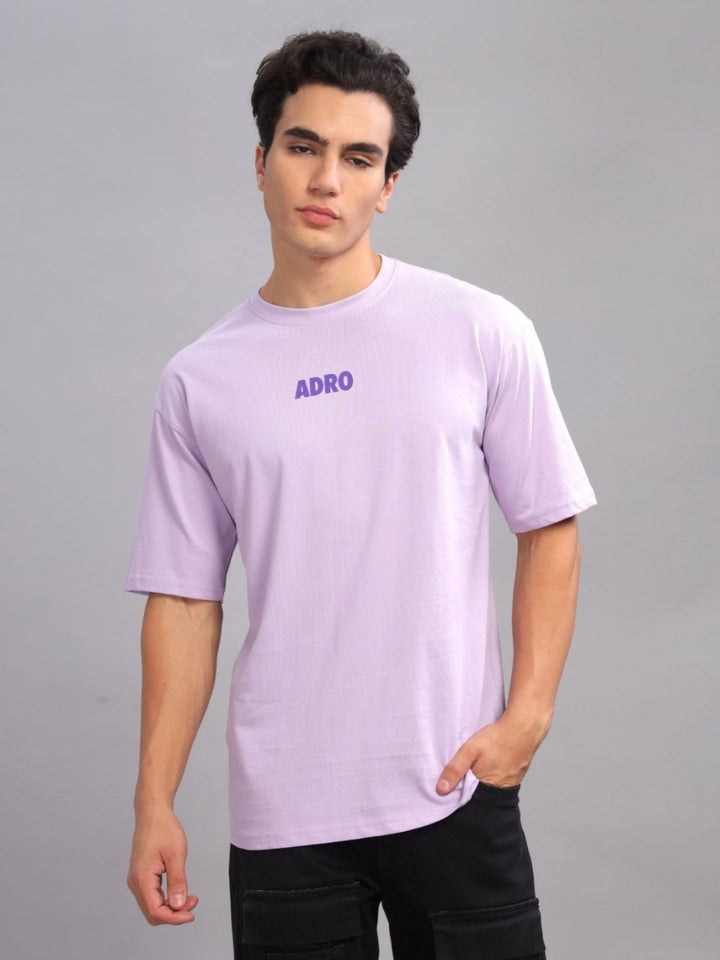 ADRO Anime Printed Round Neck Cotton Oversized T-shirt