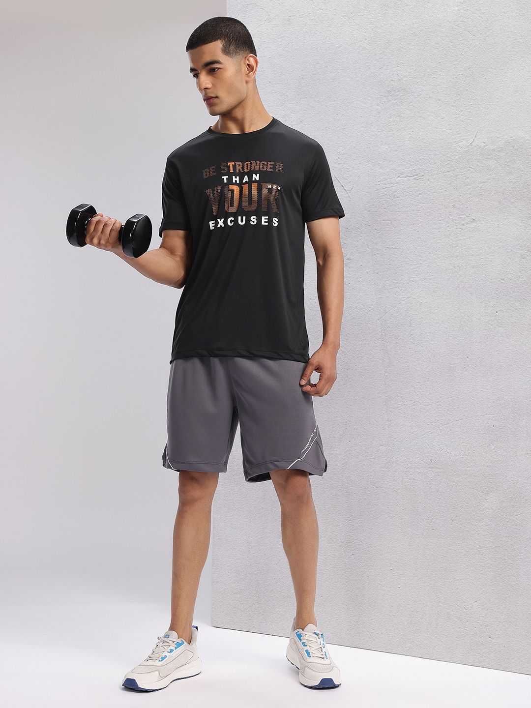 HRX by Hrithik Roshan Printed Rapid-Dry Training T-shirt