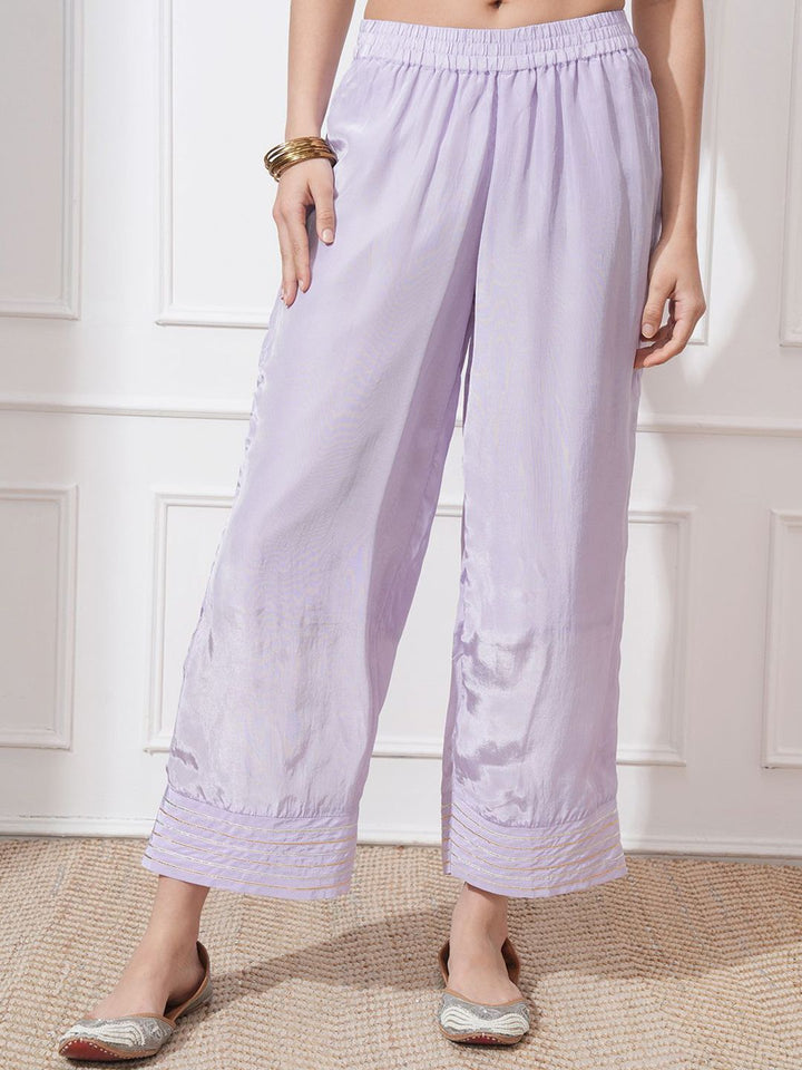 Vishudh Women Ethnic Motifs Embroidered Regular Kurta with Trousers & With Dupatta