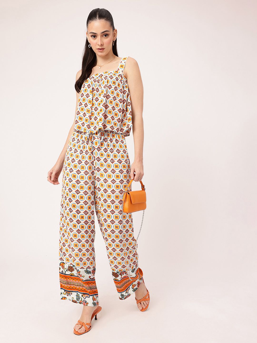 DressBerry Its Holiday Vibes Palm Paradise Top & Trousers Co-Ords