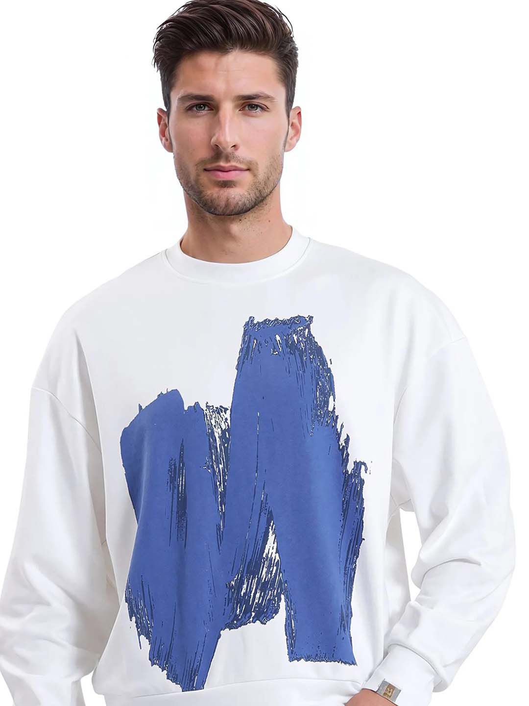 RARE RABBIT Men Printed Sweatshirt