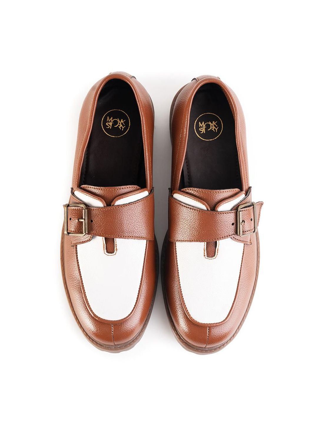 MONKSTORY Men Cosmopolitan Buckled Loafers