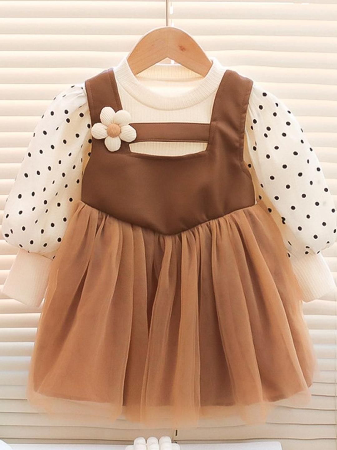 YK Print Fit & Flare Dress