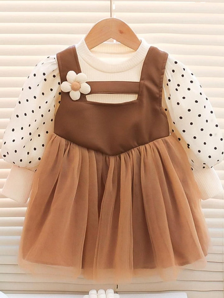 YK Print Fit & Flare Dress
