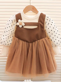 YK Print Fit & Flare Dress