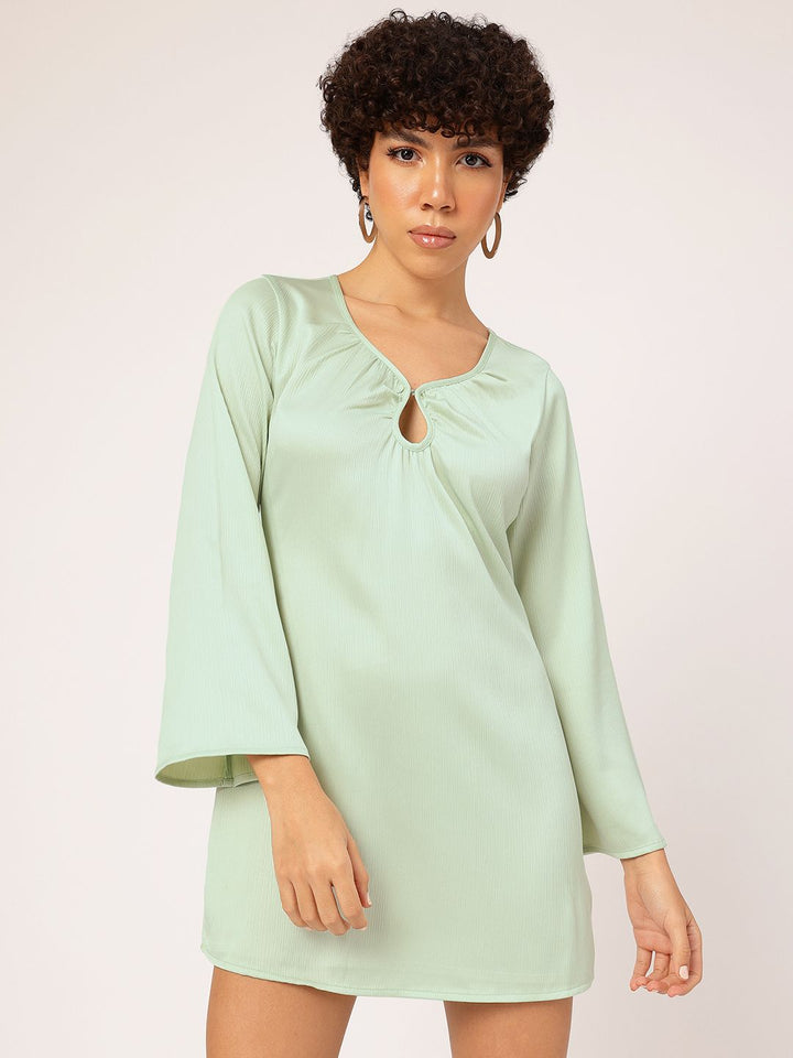 DressBerry Keyhole Classic Mini A-Line Flair Dress