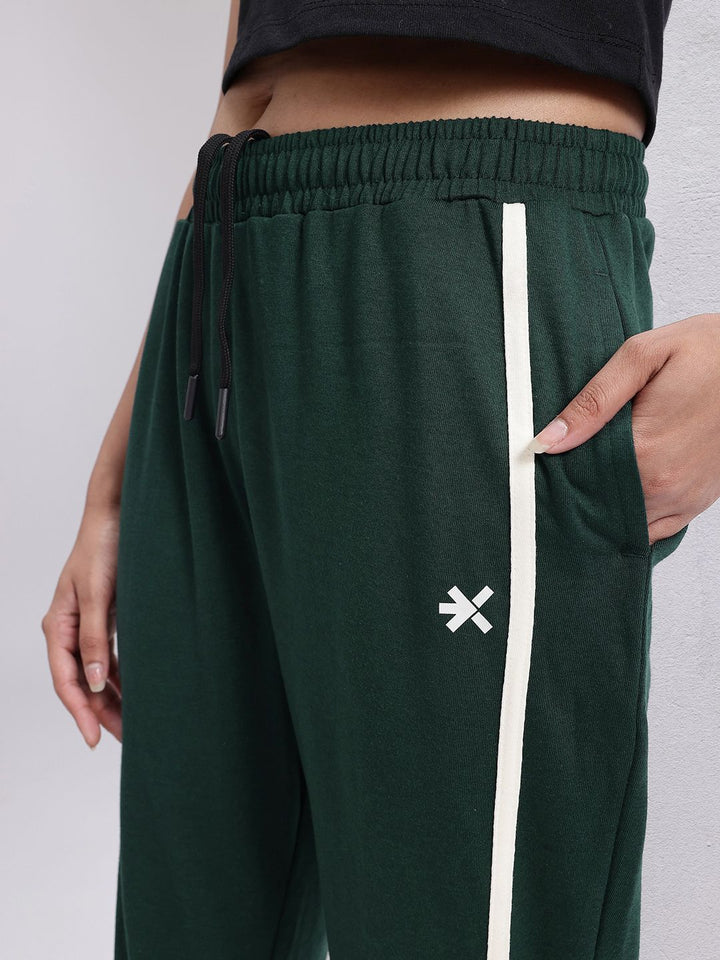 HRX by Hrithik Roshan Women Lifestyle Side Stripes Track Pants