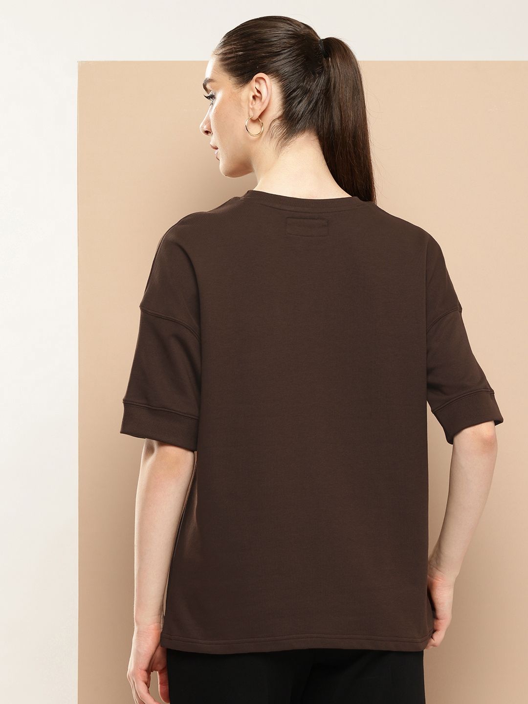 Difference of Opinion Women Oversized Drop Shoulder Ultra Soft Drapey Cotton T-Shirt