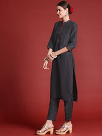 Anouk Gotta Patti Kurta with Trousers & Printed Dupatta