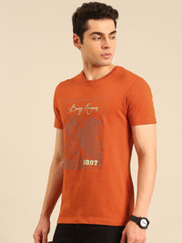Being Human Printed Pure Cotton T-shirt