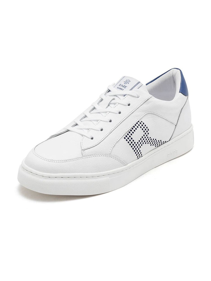 RARE RABBIT Men Perforations Leather Sneakers