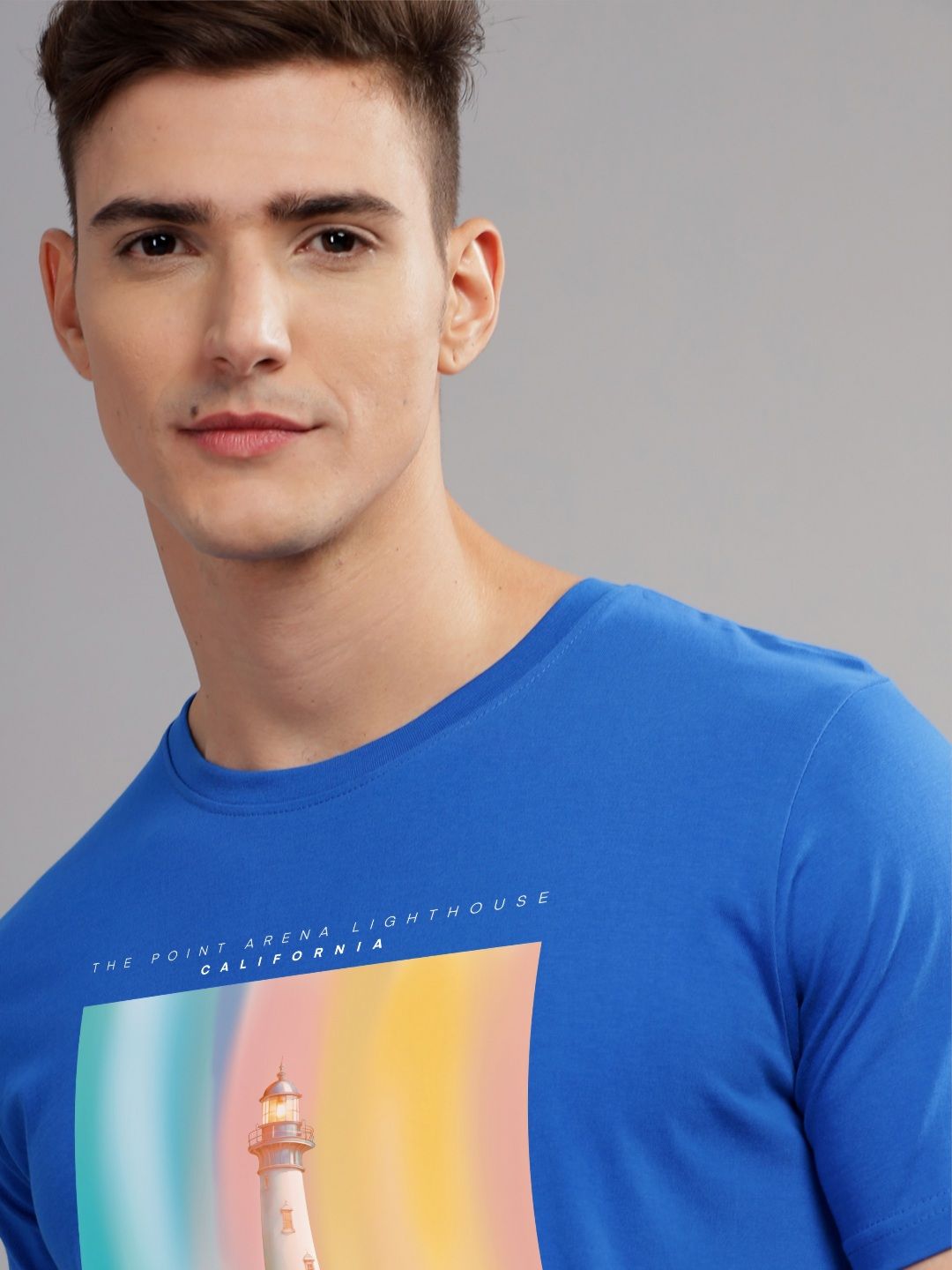 ADRO Men Printed T-shirt