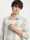 THE BEAR HOUSE Men Checked Relax Fit Casual Shirt
