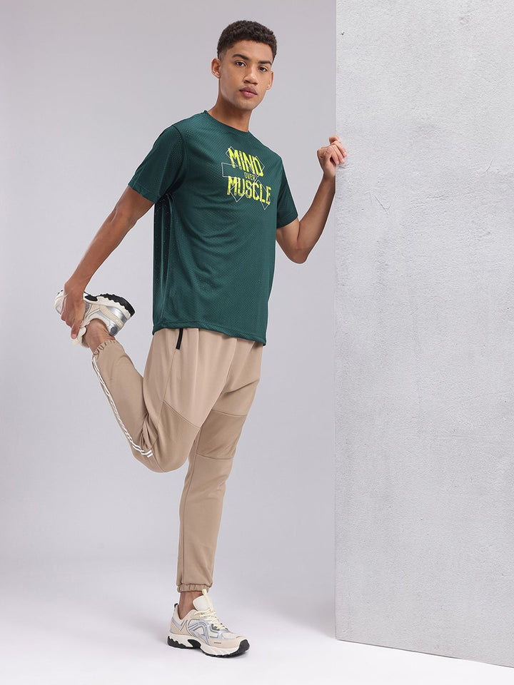 HRX by Hrithik Roshan Typography Printed Rapid-Dry Training T-shirt