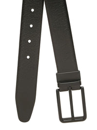 Teakwood Leathers Men Textured Leather Reversible Belt