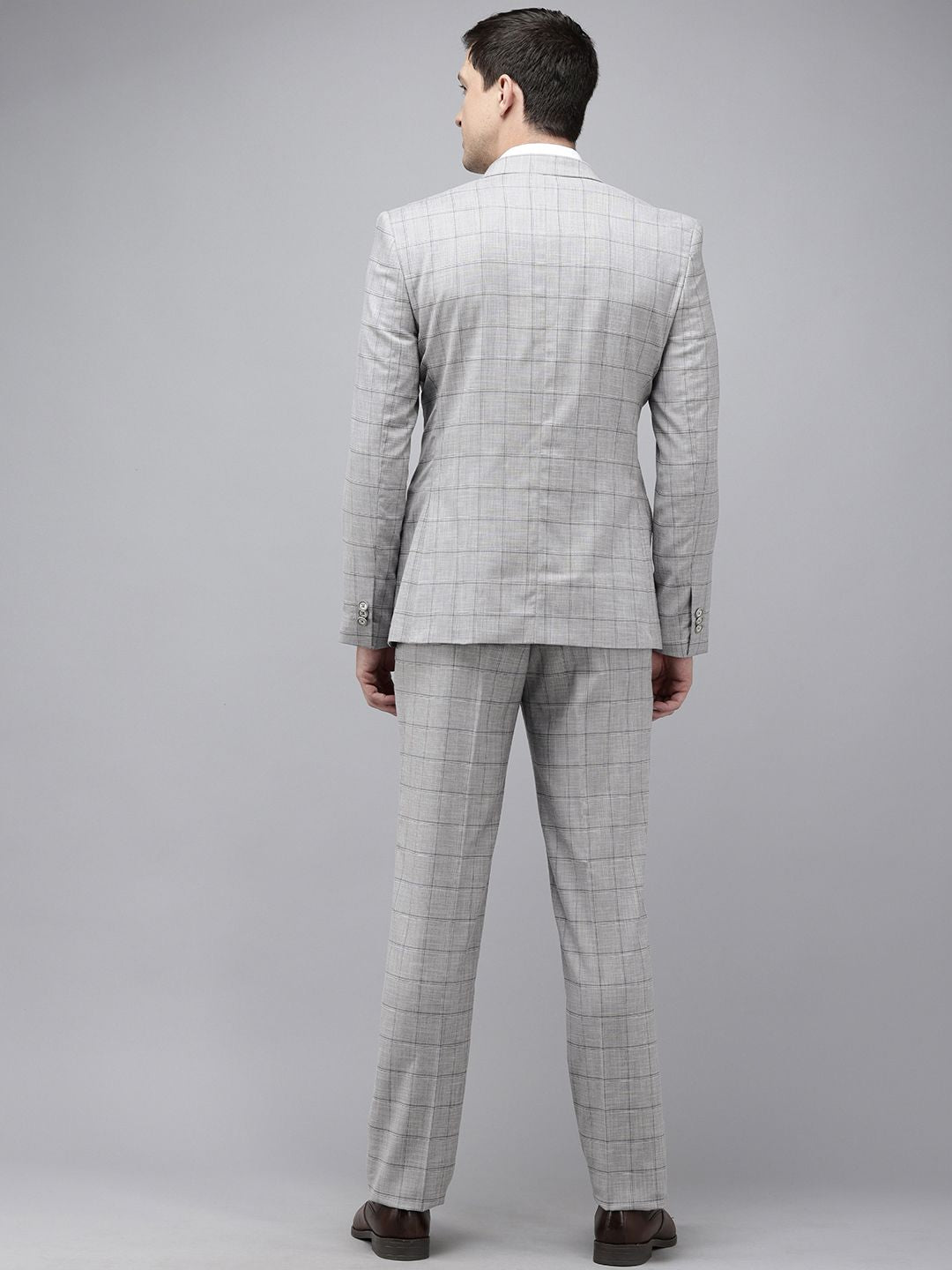 Park Avenue Super Slim Fit Notched Lapel Collar 2 Piece Formal Suit