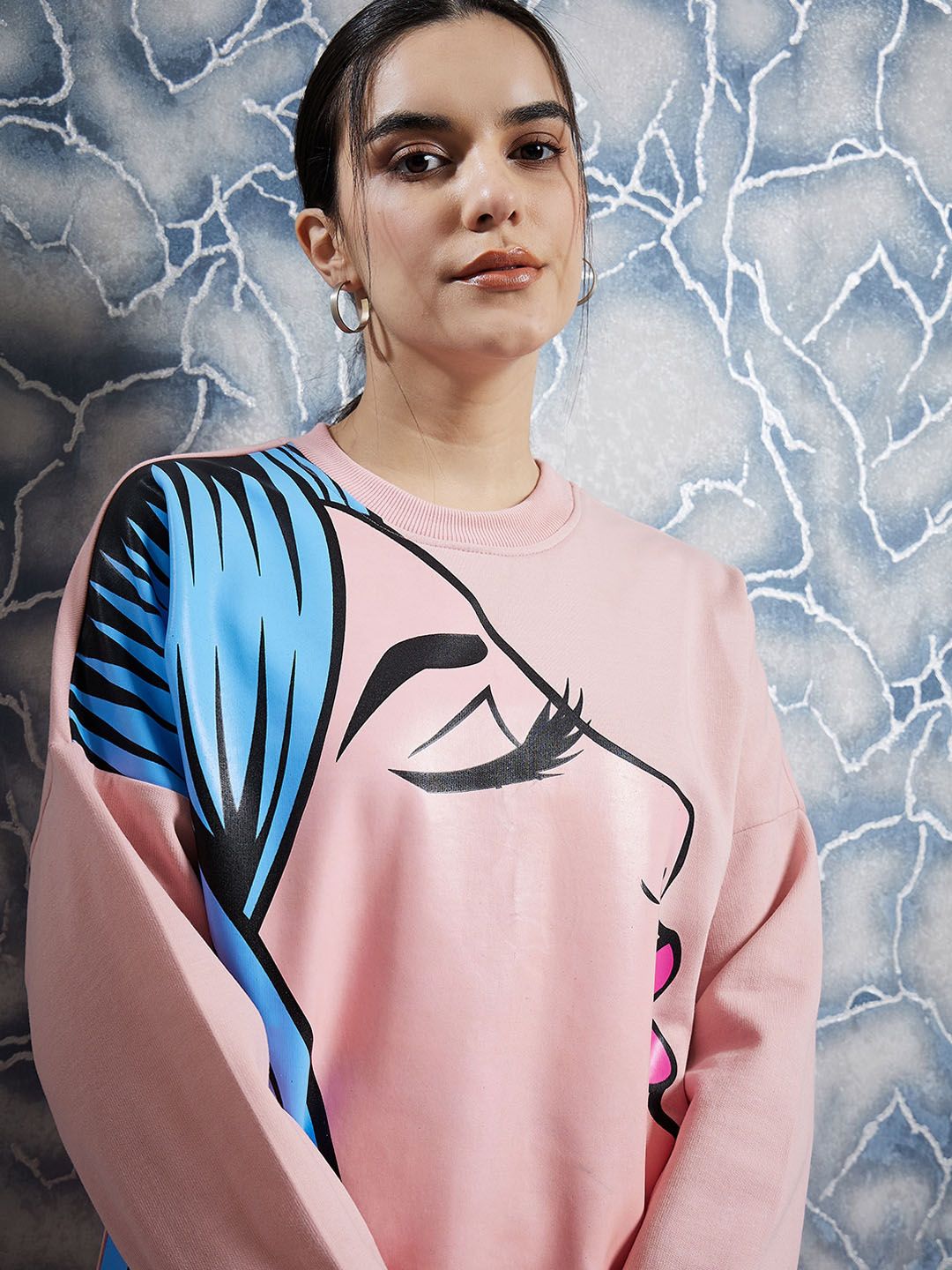 Athena Graphic Printed Sweatshirt With Trouser