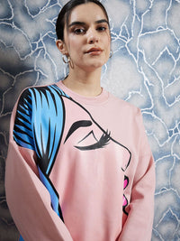 Athena Graphic Printed Sweatshirt With Trouser