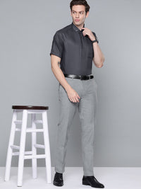 DENNISON Men Grey Smart Slim Fit Polo Shirt