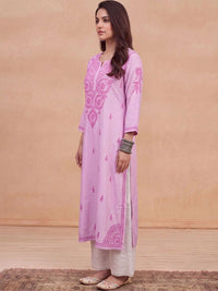 House of Chikankari Women Ethnic Motifs Embroidered Chikankari Kurta