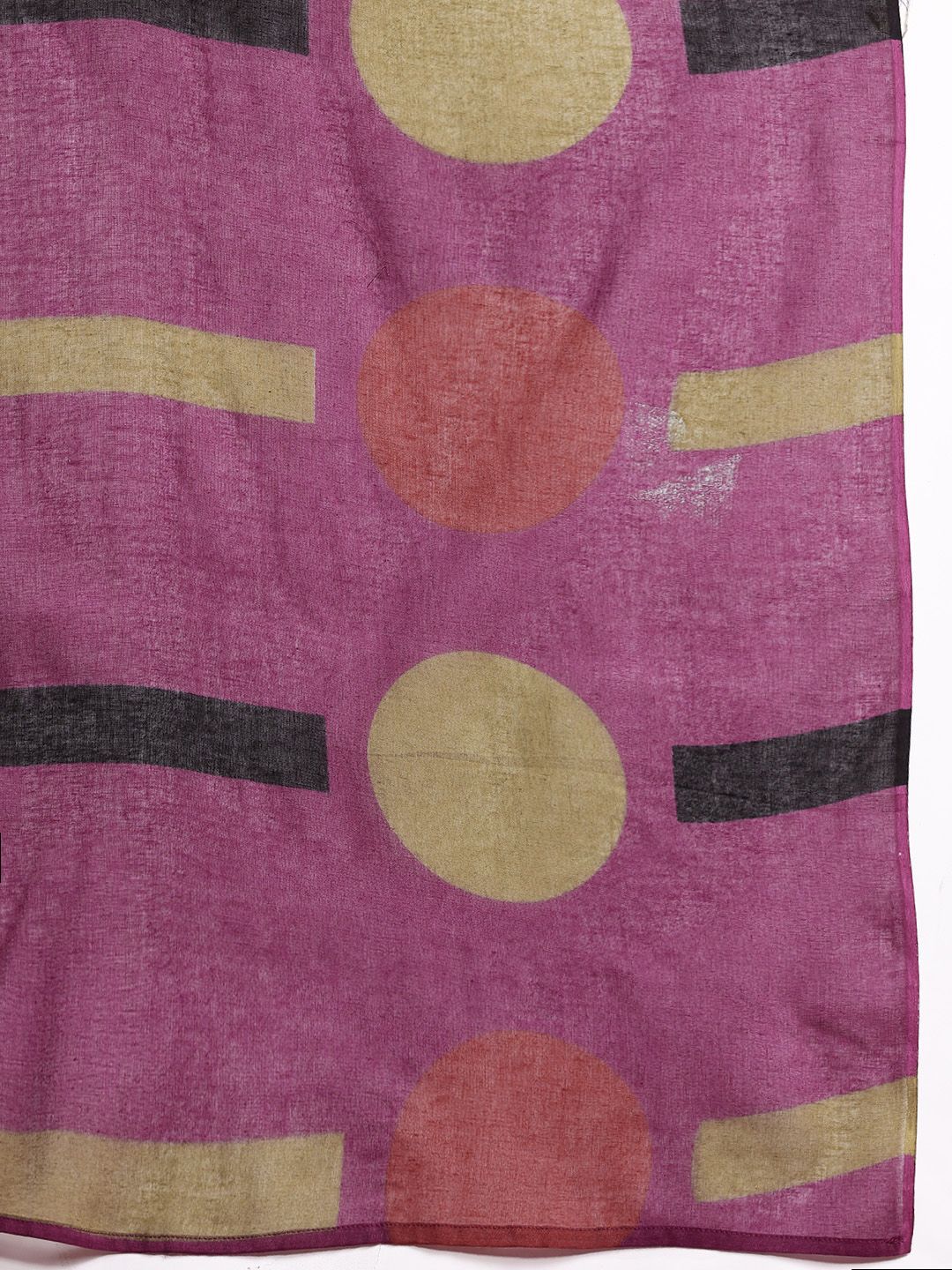Anouk Geometric Printed Kurta with Trousers & With Dupatta