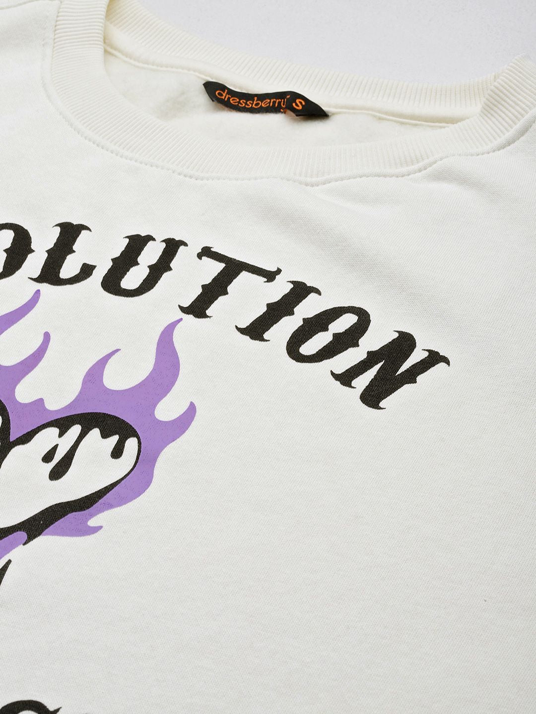 DressBerry Women Printed Sweatshirt