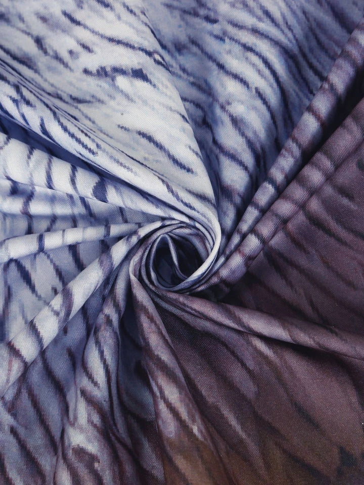 Moda Rapido X KLOTTHE Blue & Brown 400 TC King Bedsheet with 2 Pillow Covers