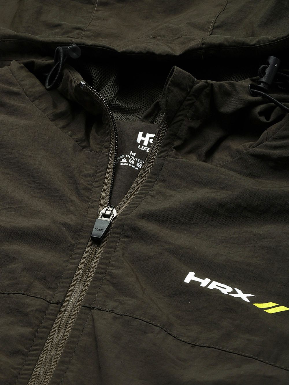 HRX by Hrithik Roshan Hooded Biker Jacket